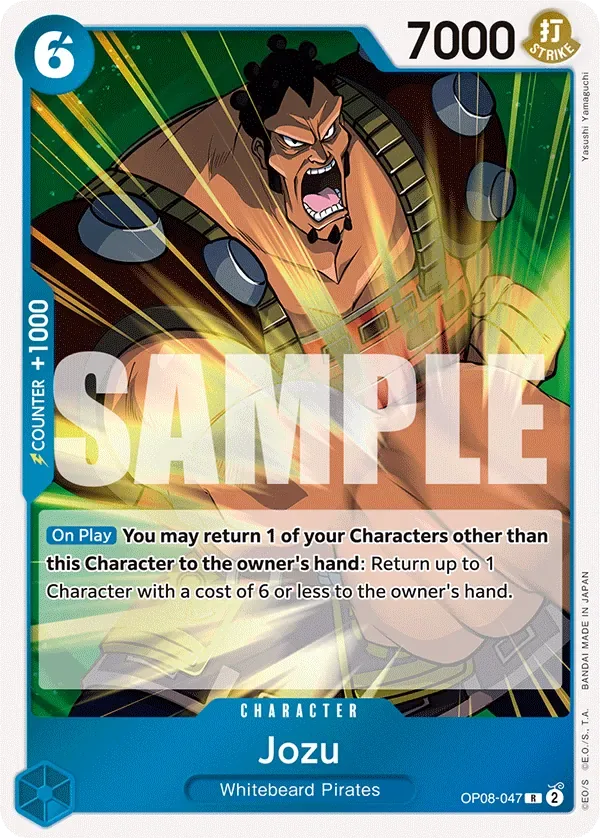 Jozu #OP08-047 Two Legends One Piece card