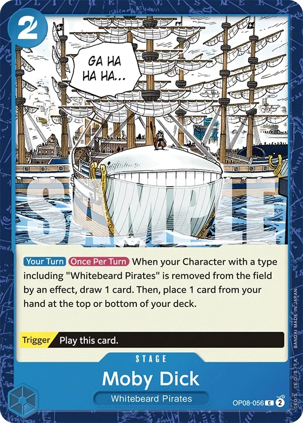 Moby Dick #OP08-056 Two Legends One Piece card