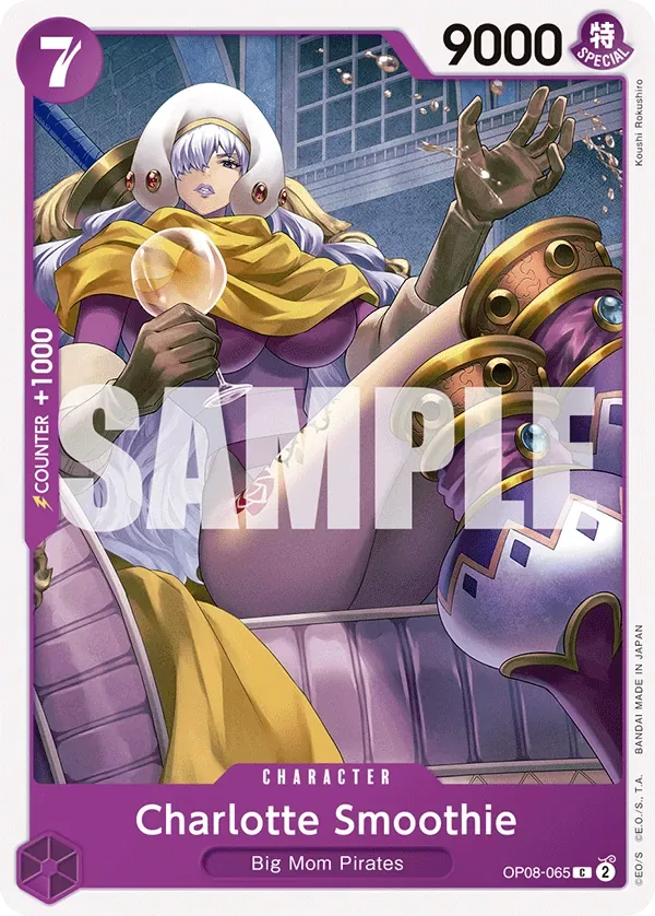 Charlotte Smoothie #OP08-065 Two Legends One Piece card