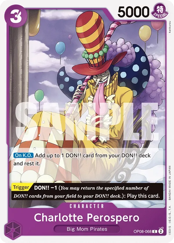 Charlotte Perospero #OP08-068 Two Legends One Piece card