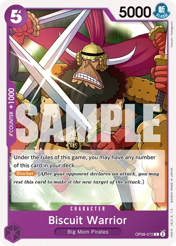 Biscuit Warrior #OP08-072 Two Legends One Piece card