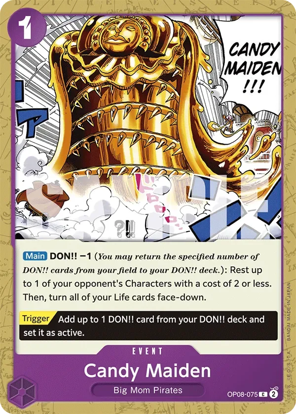 Candy Maiden #OP08-075 Two Legends One Piece card