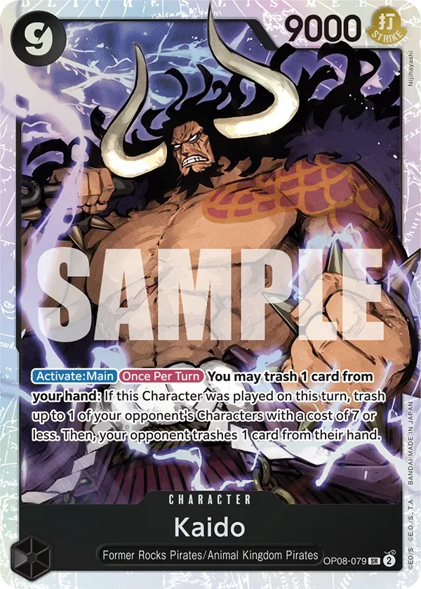 Kaido #OP08-079 Two Legends One Piece card