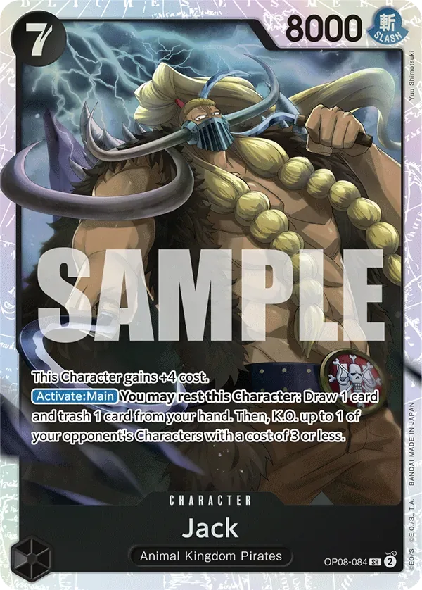 Jack #OP08-084 Two Legends One Piece card