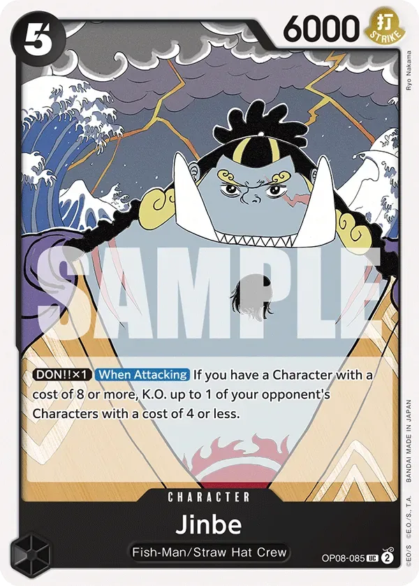 Jinbe #OP08-085 Two Legends One Piece card