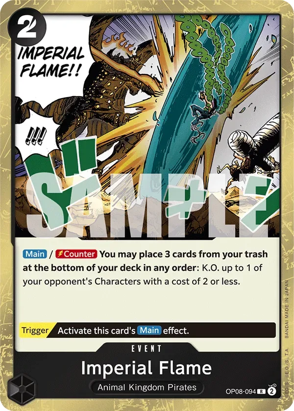 Imperial Flame #OP08-094 Two Legends One Piece card