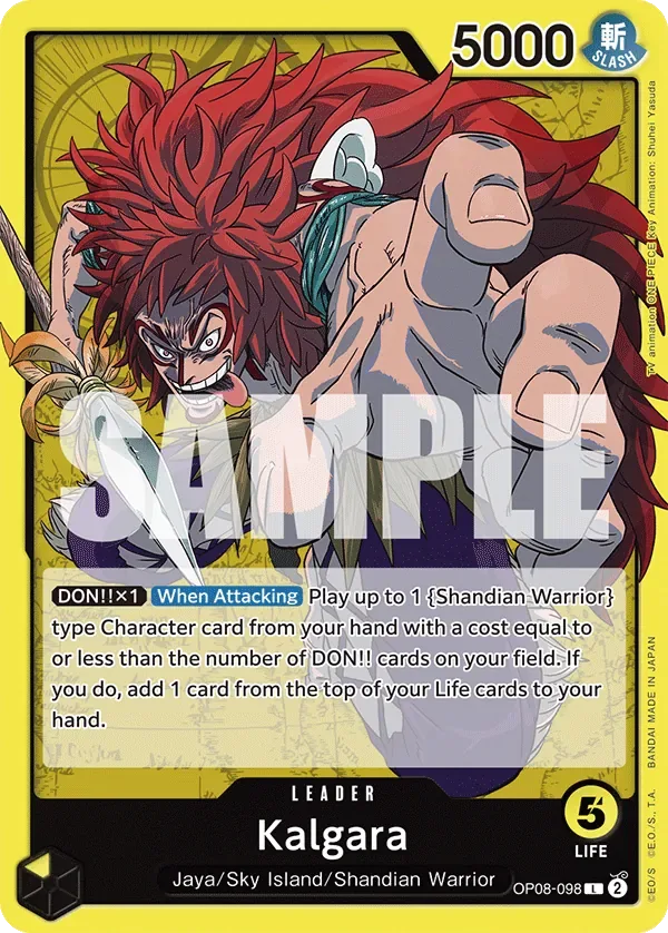 Kalgara #OP08-098 Two Legends One Piece card