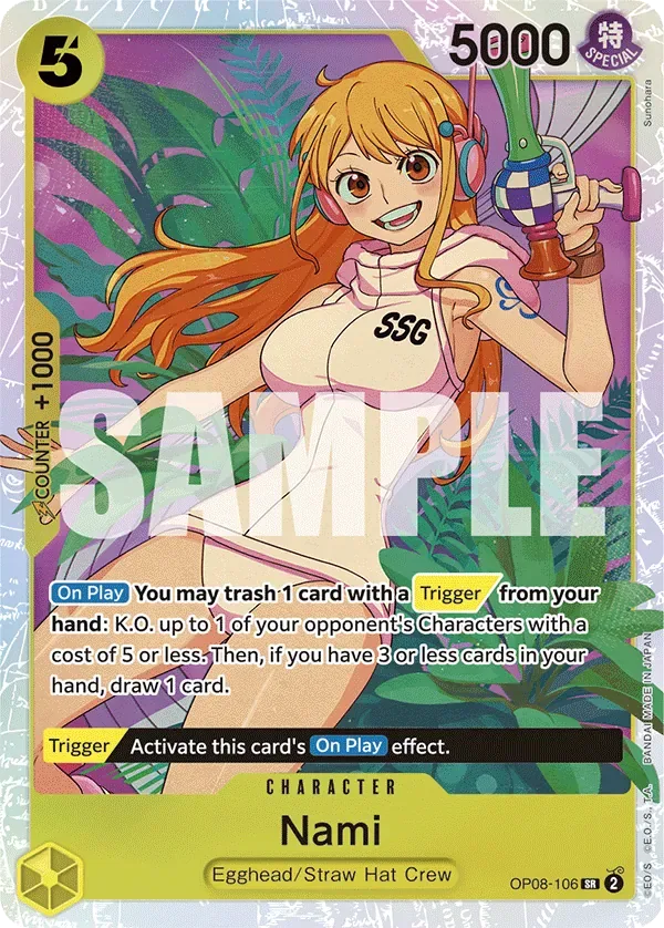 Nami #OP08-106 Two Legends One Piece card