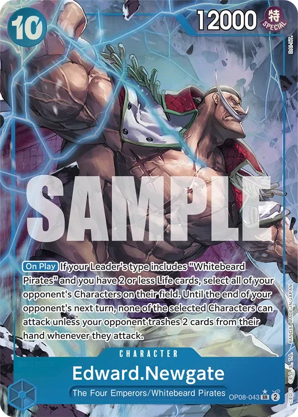 Edward.Newgate #OP08-043 Two Legends One Piece card