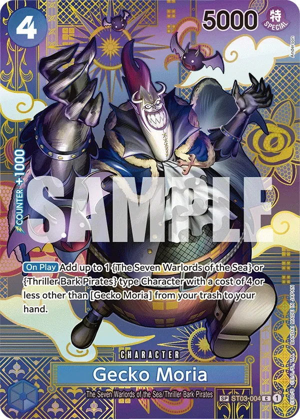 Gecko Moria #ST03-004 Two Legends One Piece card