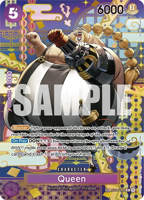 Queen #ST04-005 Two Legends One Piece card