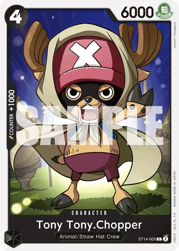 Tony Tony.Chopper #ST14-005 3D2Y One Piece card