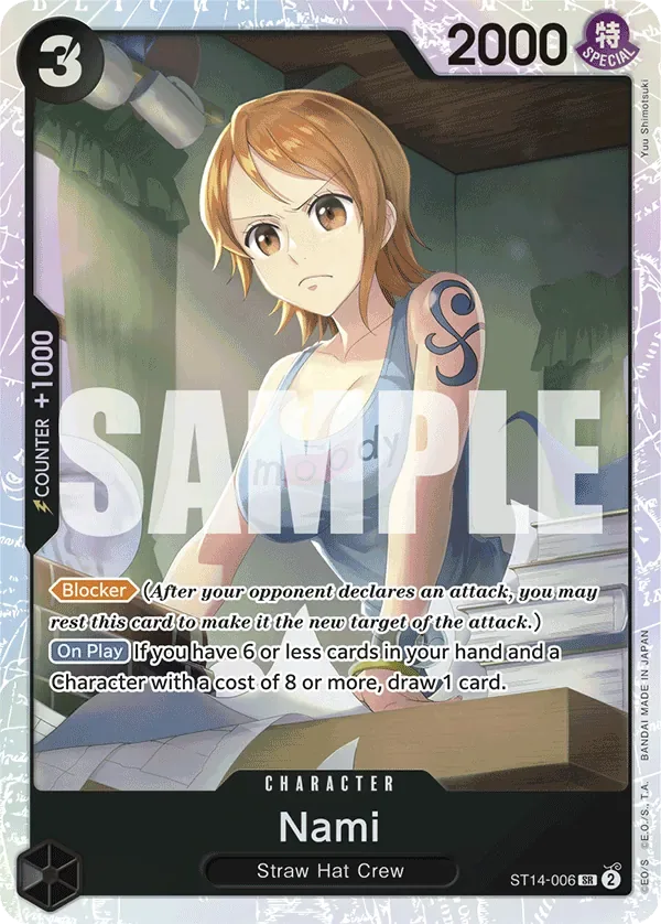 Nami #ST14-006 3D2Y One Piece card