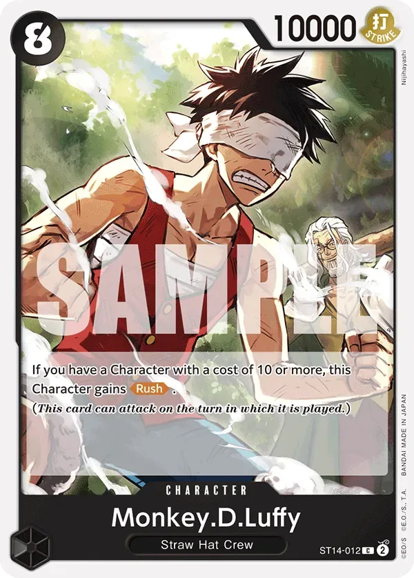 Monkey.D.Luffy #ST14-012 3D2Y One Piece card