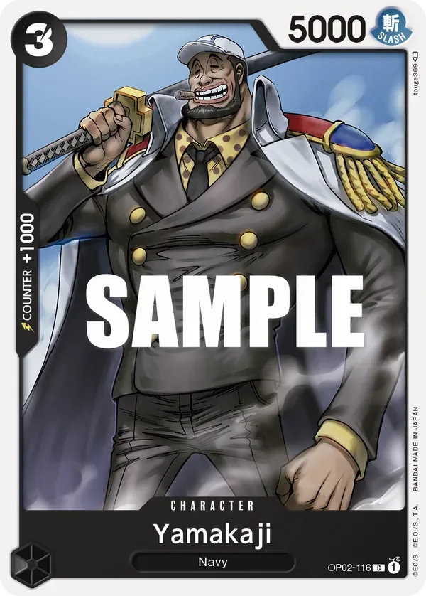 Yamakaji #OP02-116 Paramount War One Piece card