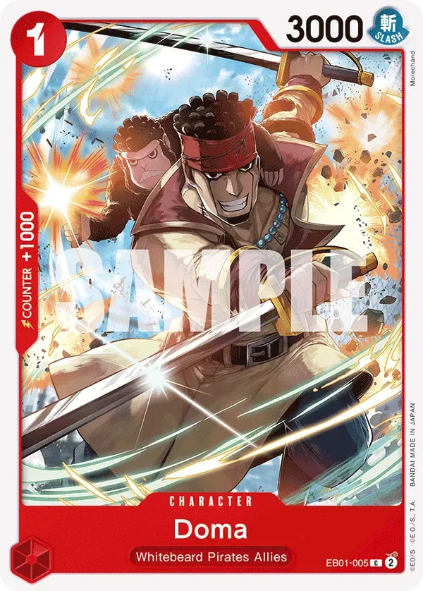 Doma #EB01-005 Memorial Collection One Piece card