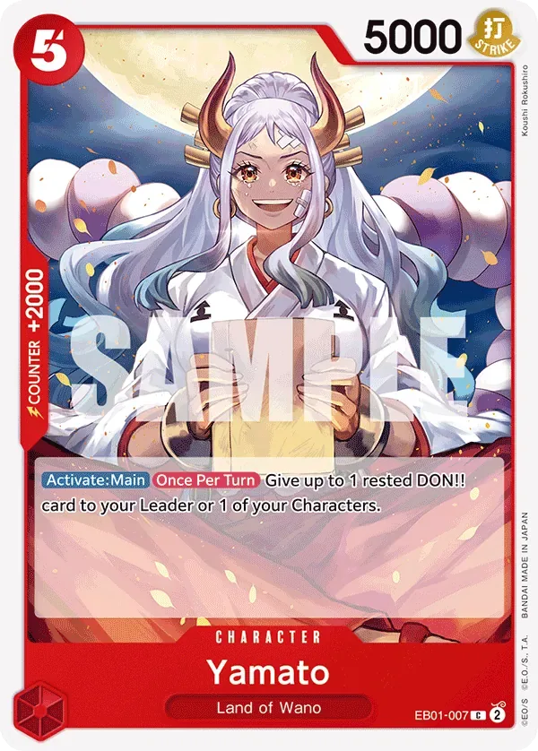Yamato #EB01-007 Memorial Collection One Piece card