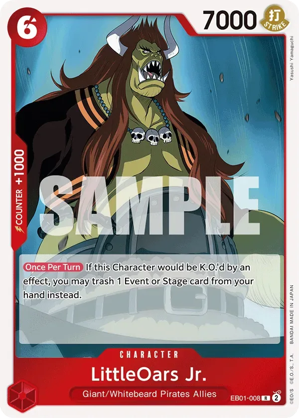 LittleOars Jr. #EB01-008 Memorial Collection One Piece card