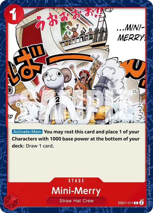 Mini-Merry #EB01-011 Memorial Collection One Piece card