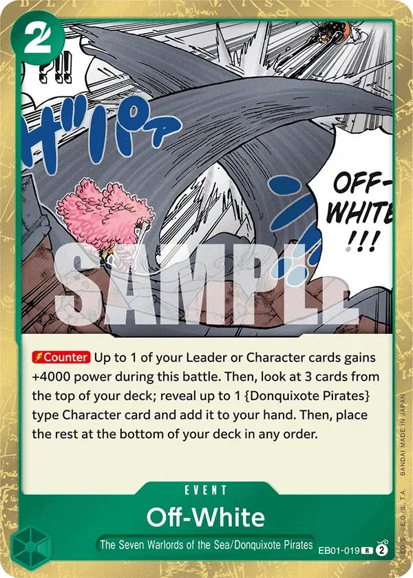 Off-White #EB01-019 Memorial Collection One Piece card