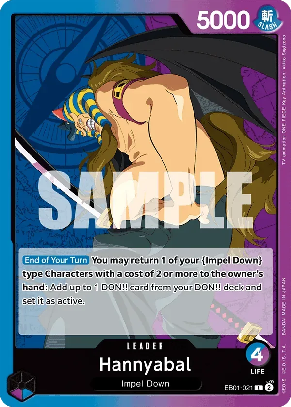Hannyabal #EB01-021 Memorial Collection One Piece card