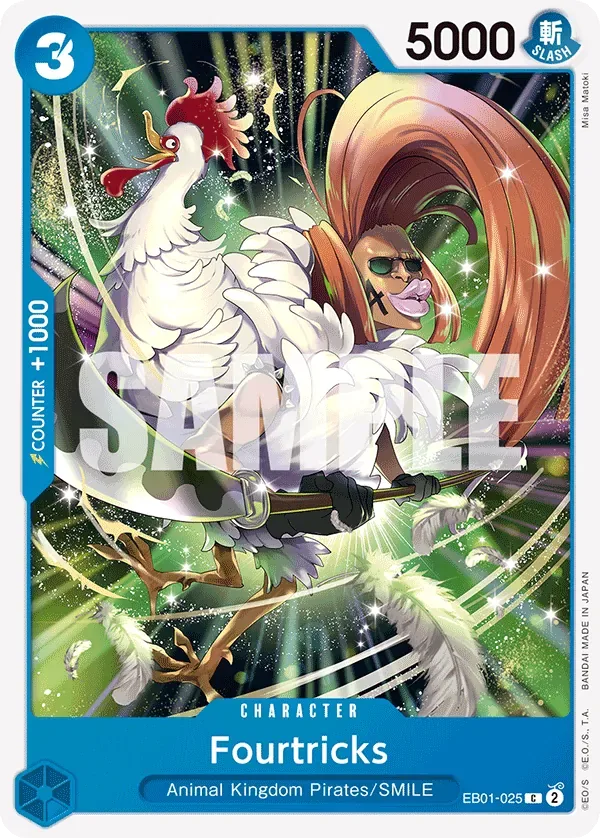 Fourtricks #EB01-025 Memorial Collection One Piece card