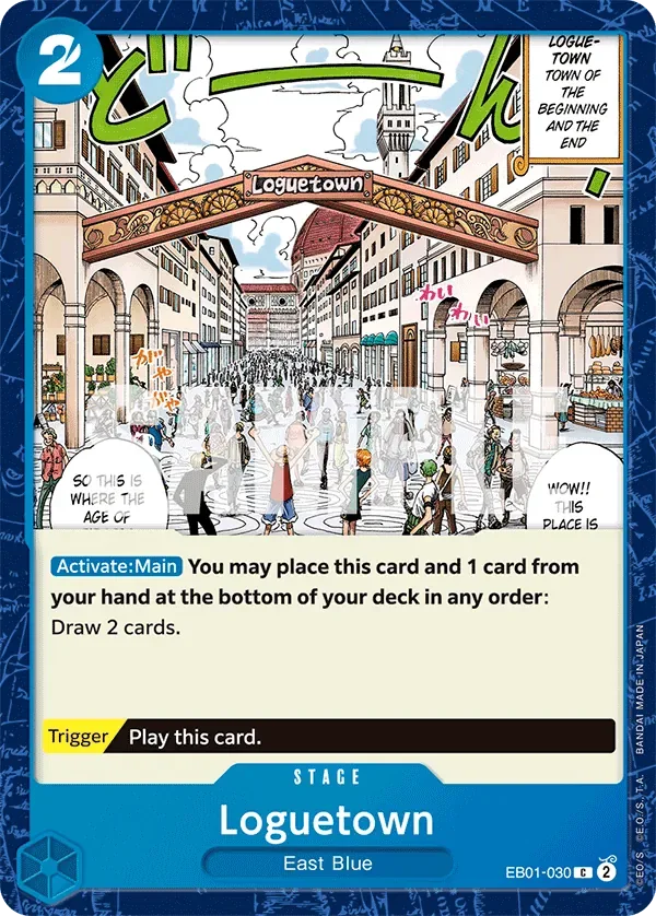 Loguetown #EB01-030 Memorial Collection One Piece card