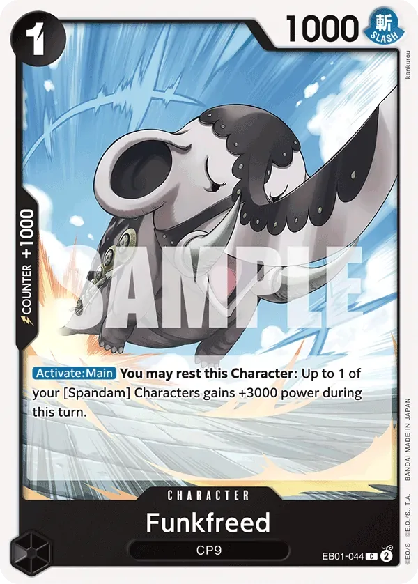 Funkfreed #EB01-044 Memorial Collection One Piece card