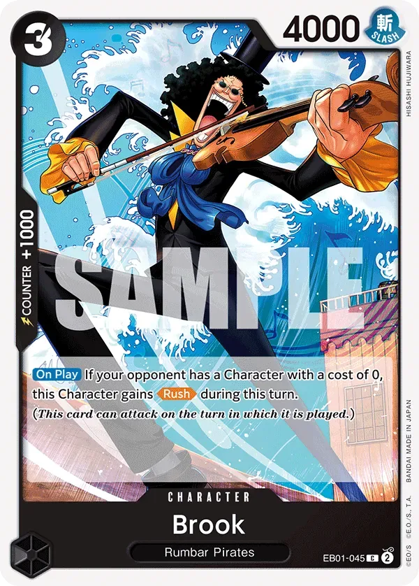 Brook #EB01-045 Memorial Collection One Piece card