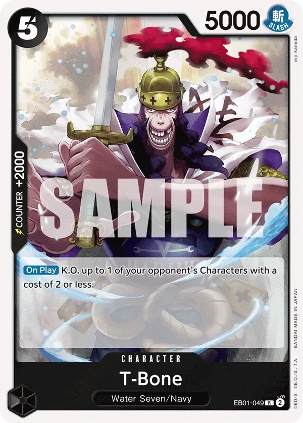 T-Bone #EB01-049 Memorial Collection One Piece card