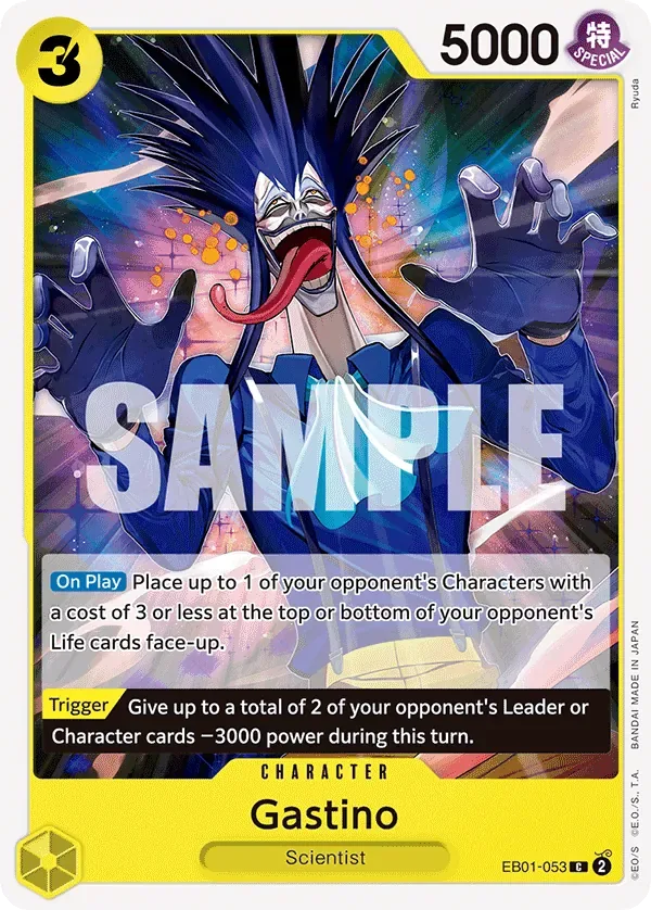Gastino #EB01-053 Memorial Collection One Piece card
