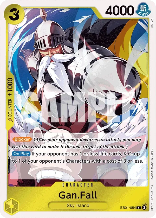 Gan.Fall #EB01-054 Memorial Collection One Piece card