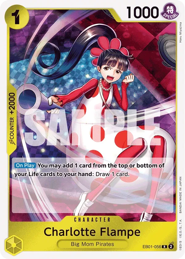 Charlotte Flampe #EB01-056 Memorial Collection One Piece card