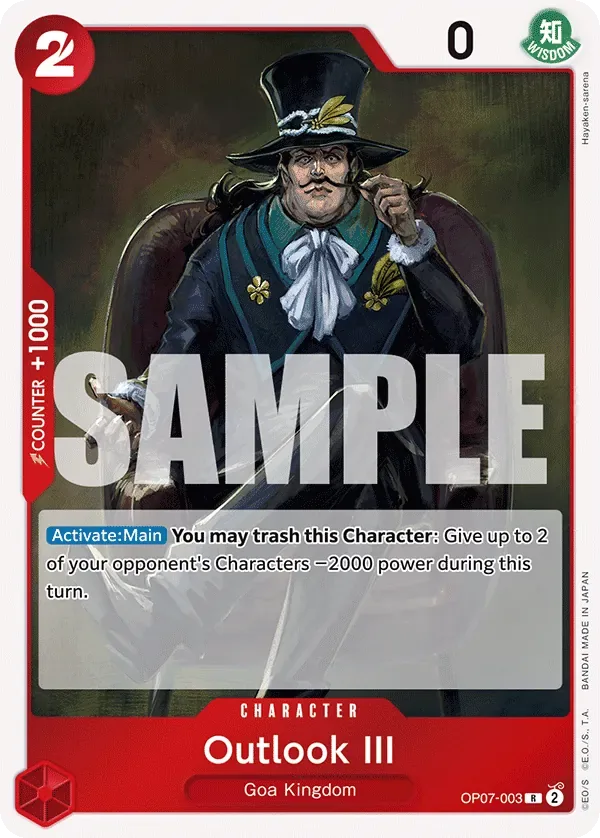 Outlook III #OP07-003 500 Years in the Future One Piece card