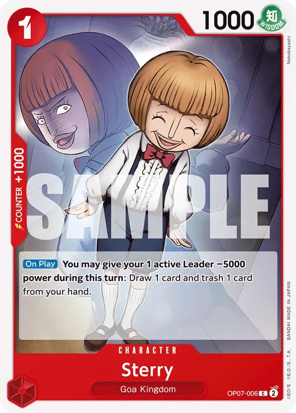 Sterry #OP07-006 500 Years in the Future One Piece card