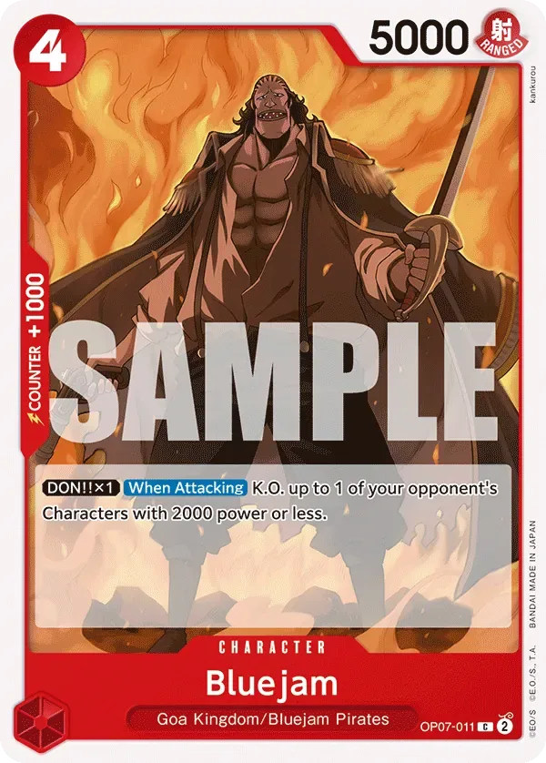 Bluejam #OP07-011 500 Years in the Future One Piece card