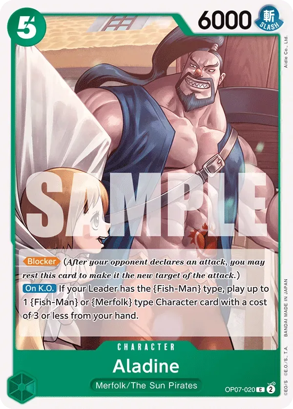 Aladine #OP07-020 500 Years in the Future One Piece card