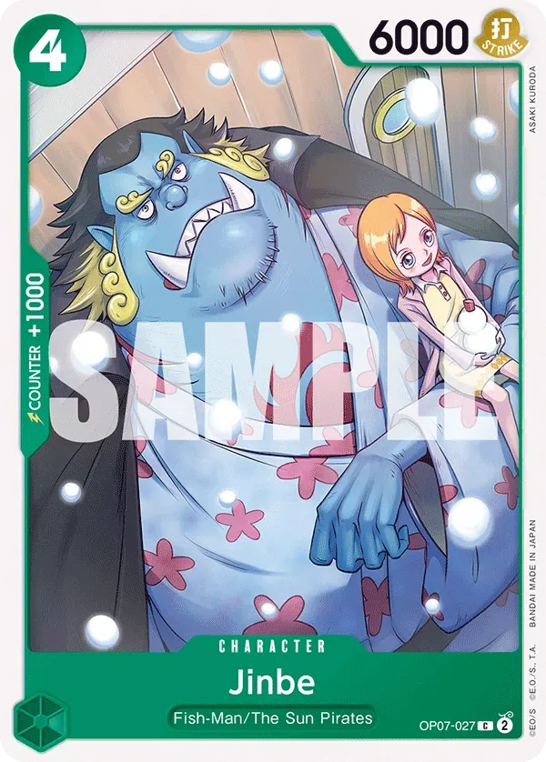 Jinbe #OP07-027 500 Years in the Future One Piece card