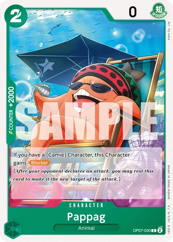 Pappag #OP07-030 500 Years in the Future One Piece card