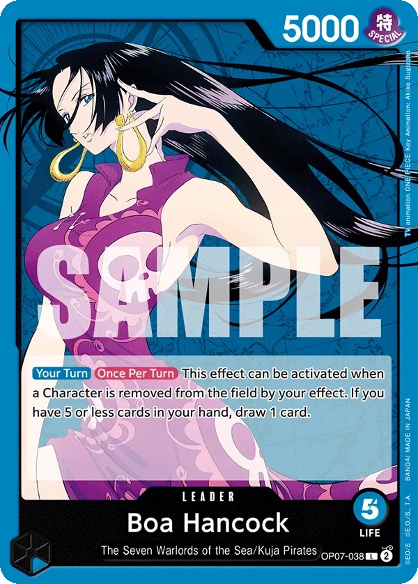 Boa Hancock #OP07-038 500 Years in the Future One Piece card
