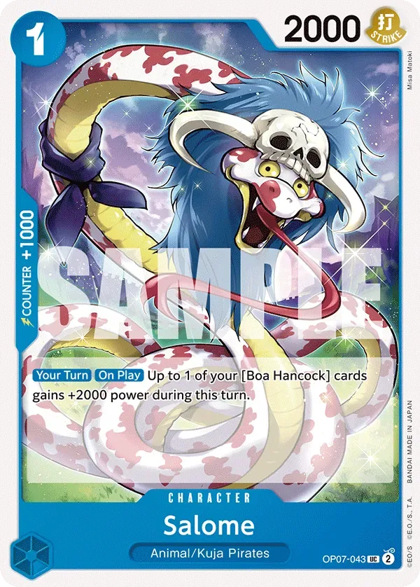 Salome #OP07-043 500 Years in the Future One Piece card