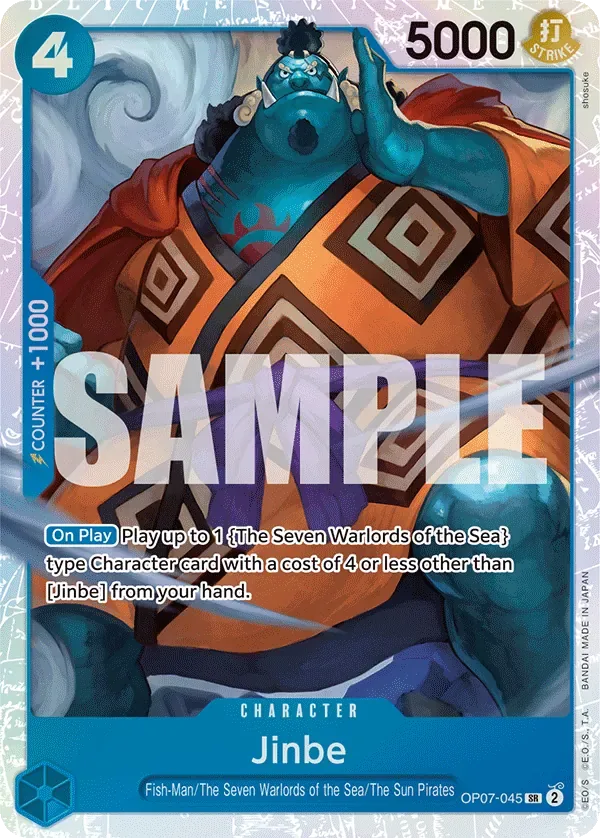 Jinbe #OP07-045 500 Years in the Future One Piece card