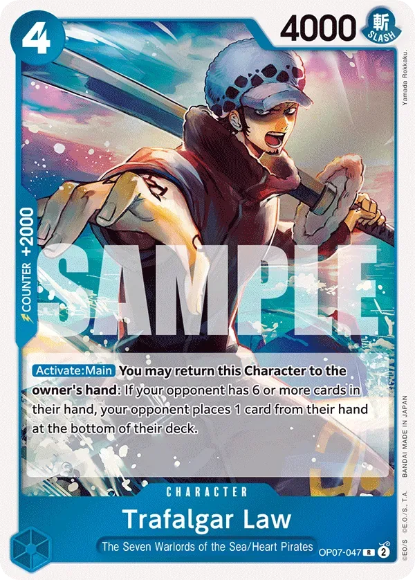 Trafalgar Law #OP07-047 500 Years in the Future One Piece card