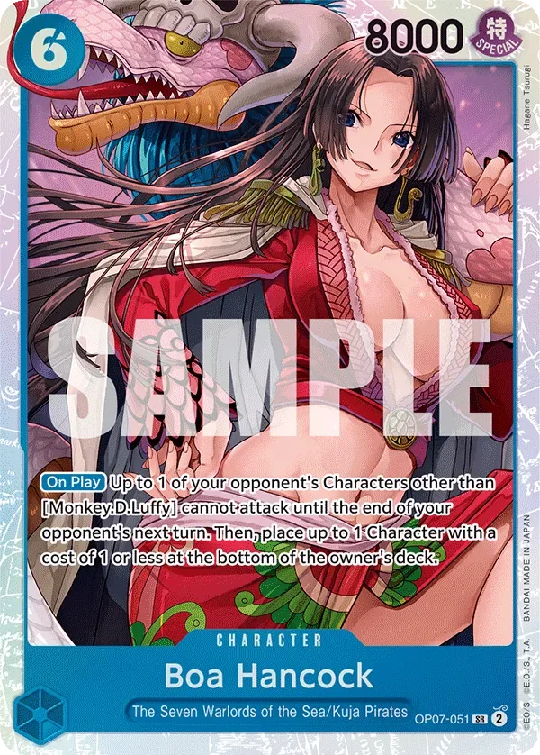 Boa Hancock #OP07-051 500 Years in the Future One Piece card