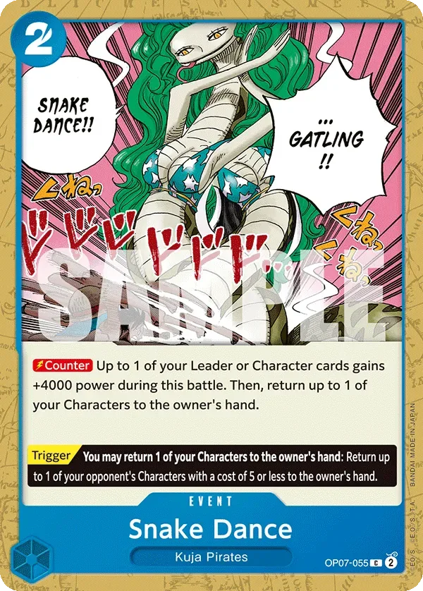 Snake Dance #OP07-055 500 Years in the Future One Piece card