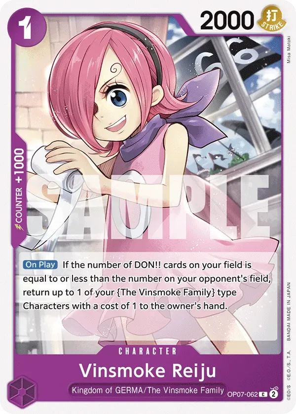 Vinsmoke Reiju #OP07-062 500 Years in the Future One Piece card