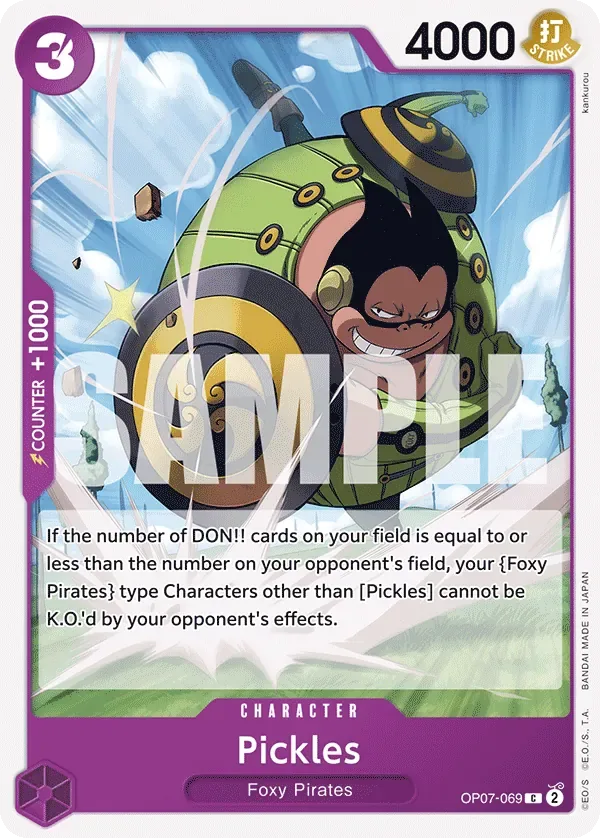 Pickles #OP07-069 500 Years in the Future One Piece card