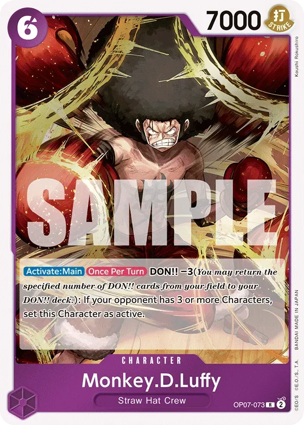 Monkey.D.Luffy #OP07-073 500 Years in the Future One Piece card
