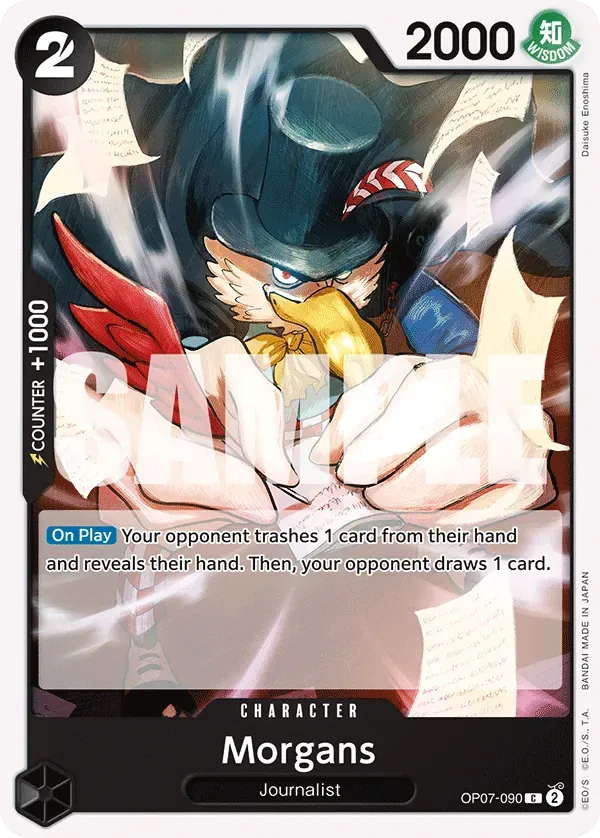 Morgans #OP07-090 500 Years in the Future One Piece card