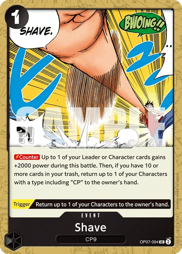 Shave #OP07-094 500 Years in the Future One Piece card